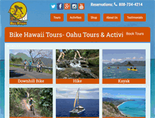 Tablet Screenshot of bikehawaii.com